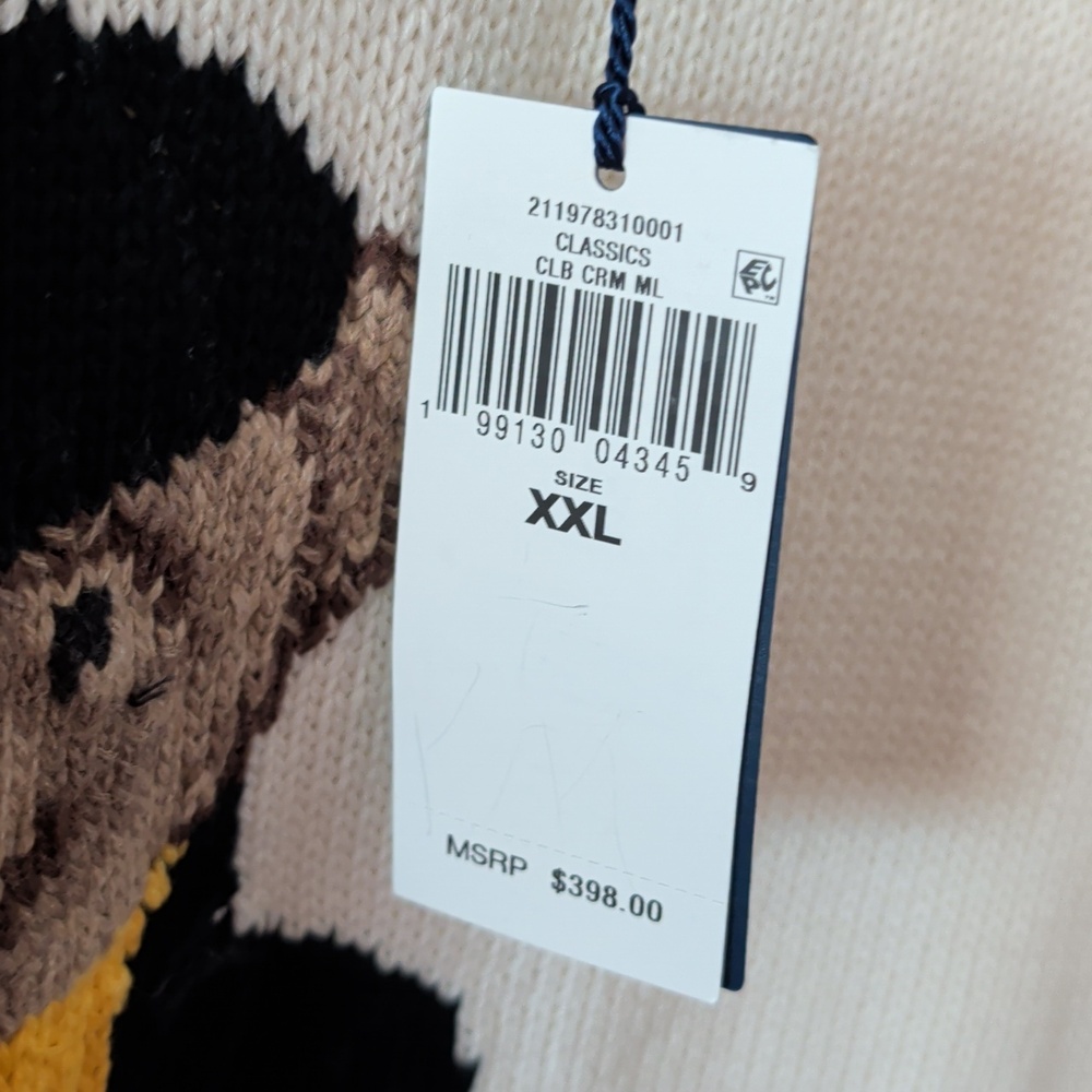 Polo Ralph Lauren Polo Bear Cotton Crewneck Sweater Preppy NEW Women's Size XXL - Picture 5 of 9